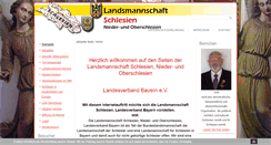 Desktop Screenshot of landsmannschaft-schlesien-bayern.de